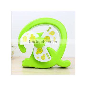 Wholesale Stock Small Order Plastic Portable USB Letters Mini Fan