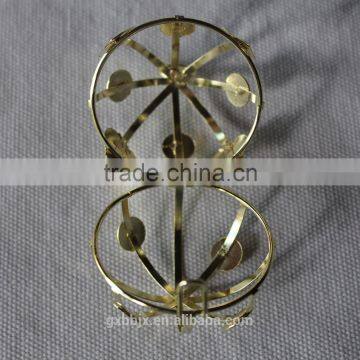 Decorative Metal Round Baskets for Candy Packaging