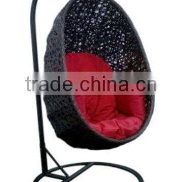 Easy Single Seat Rattan Furniture Egg Swing Chair