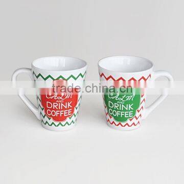 14oz Ceramic Coffee Mug, Stoneware With Decal Printing for Promotion photo-4