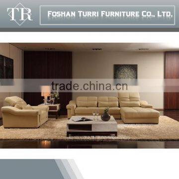 2017 Modern Chesterfield Corner Leather Sofa for Living Room Furniture photo-2
