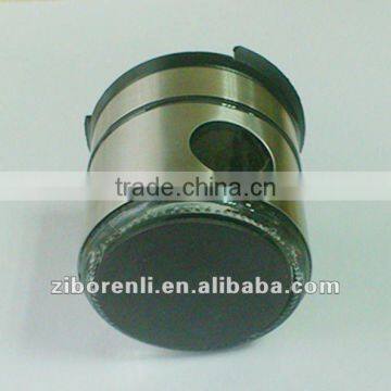 Set 4 Mat Shinning Stainless Steel Coated Glass Spice Jar With Plastic Butterfly Lid With Stand photo-5