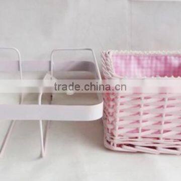 High Quality Square Wicker Basket Decorative Wire Bread Basket photo-4