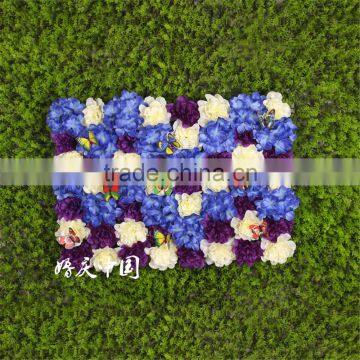 SJ0060039 2017 Hot sale artificial fabric weeding flower wall indoor