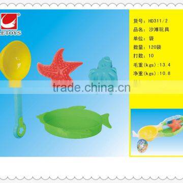 wholesale kids plastic summer toys/ 4pcs beach toys for sale