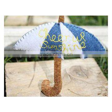 2017 china hot sale high quality handmade promotional new product handmade useful eco friendly felt decorative umbrella fabric