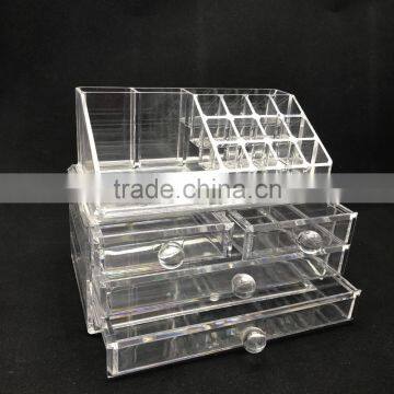 made in china clear acrylic cosmetic display box