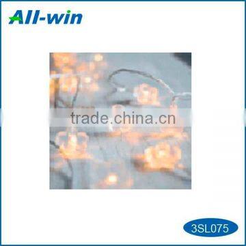 Attractive Cyrstalline Flower Shaped Solar Light With 10pcs White LED photo-2