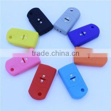 SOFT SILICONE CAR FLIP KEY COVER FOR MAZDA 3 2 6 MPS SP23 CX7 CX9