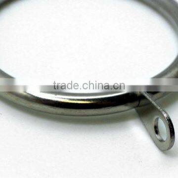 Brushed Nickel Plated Curtain Metal Rod Ring Fixed Eyelet Inside Diameter 43mm - 4 Colors photo-4