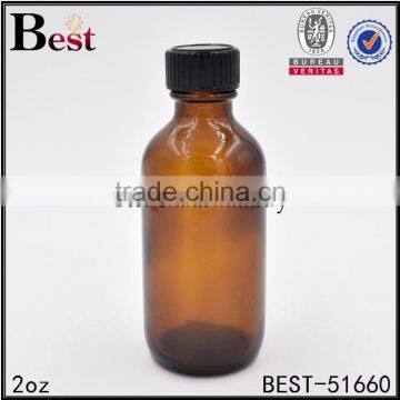 2 oz Amber Glass Bottle Dropper Essentiol Oil Perfume 2 oz Amber Glass Bottle Empty Cosmetic Packaging Wholesale Free Sample photo-3