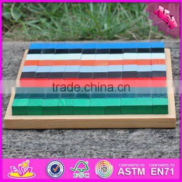 2016 New Design 100 Pieces Arrange Blocks Children Classic Wooden Toys W14A181 photo-5