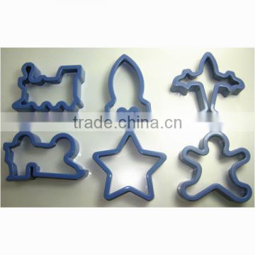 BC-1025 Plastic christmas cookie cutter