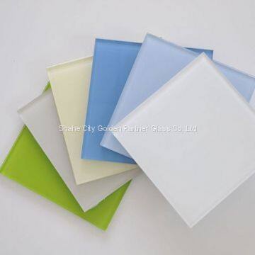 Frosted Glass/Acid Etched Patterned Decorative Glass/Tempered Shower Door Glass/Double Glazing Glass photo-3