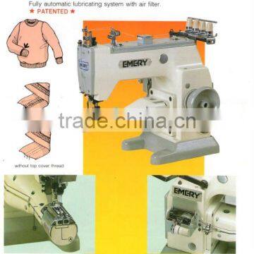 Multi-Needle Top and Bottom Coverstitch Cylinder Bed Feed-Up-The-Arm Interlock Machines