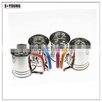 42001hand Operated Stainless Steel Kitchen Flour Sifter/strainer photo-5
