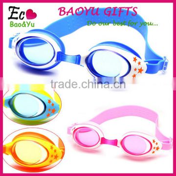 2016 Comfortable Silicone Swimming Goggle with Anti-Fog Lens