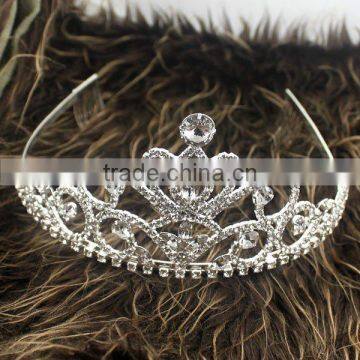 2017 Fashion Silver Wedding Hair Jewelry Bridal Flower Tiaras For Girl Halo H172-076 photo-2
