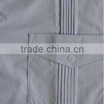 Men's 100% Cotton Guayabera Shirt With Long Sleeve and Pintuck photo-5
