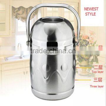 Detachable School&Office Use Lunch Box With Handle Office Use Stainless Steel Food Box photo-4