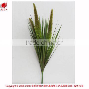 Three heads fox tails accessory preserved grass grass bush decorative indoor plants