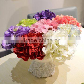 centerpieces flower artificial hydrangea head