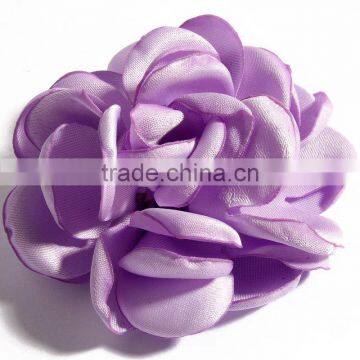 Handmade Singe Fabric Flower Clip for Kids Hair Accessories photo-5