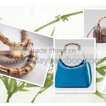 Brown Bamboo Bag Handles 5inch*4.5inch*1.6cm photo-6