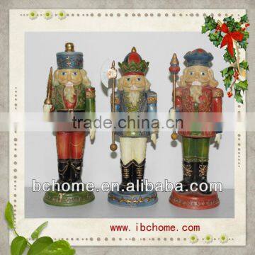 Resin Nutcracker for Christmas Decoration,custom nutcracker