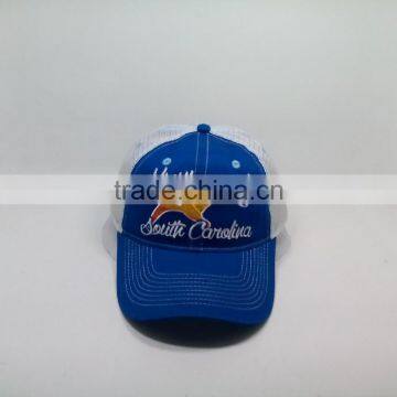 Flat embroidery net summer outdoor mesh cap baseball cap