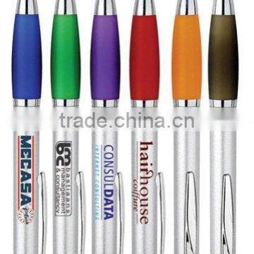 Plastic logo pen for promotion and advertising