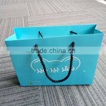 2016 china factory dirctly cheap custom christmas drawstring gift paper bags