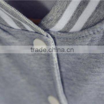 Winter Button Baseball Jacket Women Fleece Sweatshirt Hoodies photo-6