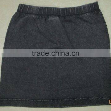 Knee Length Bodycon Girls Skirt, Pigment Washing Girls Skirt. photo-2