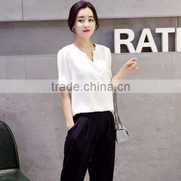 2016 New Fanshion Custom Casual Women Modal Half T-shirt photo-2