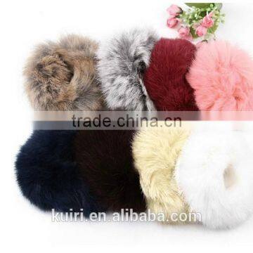 Hot Selling Lady Hair Accessories Rex Rabbit Fur Hair Band With Low Price photo-3