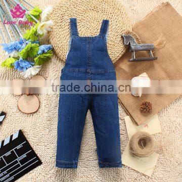 Wholesale Baby Jeans Children High Quality Denim Overalls Kids Monkey Fashion Jeans photo-3