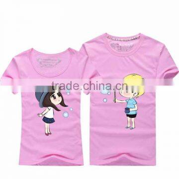 hot fashion short sleeve printing children's jersey 100%cotton t-shirts