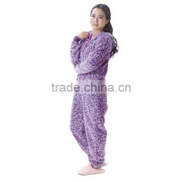 New Style Winter Coral Fleece Thermal Onesie for Women photo-2
