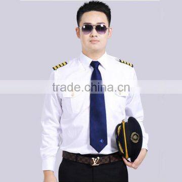OEM Service Supply Type Good Quality Cheap Pilot Uniform Airline Shirt photo-6