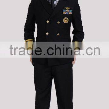 Juqian High Grade Man Flight Army Airline Pilot Uniform Custom Wholesale photo-3