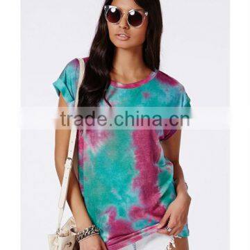 Tie Dye Design Girls Wholesale T Shirt Printing