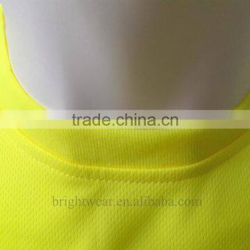 100% Polyester Birdeye hi Vis Safety T-shirt With Short Sleeve photo-6