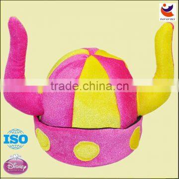 EN71 2014 Comb Plush World Cup 2014 Football Fan ox Horn Caps and Hats