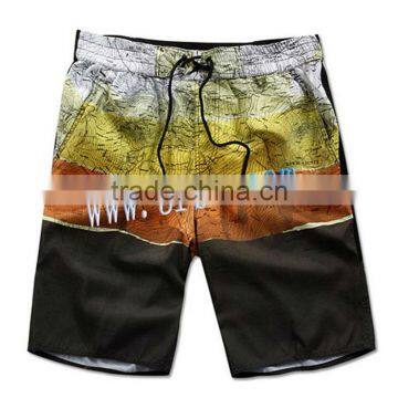 hawaiian men board shorts spandex fabric