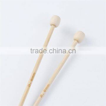 2.5mm Natural Bamboo Single Pointed Knitting Needles 34cm(13 3/8") Long, 1 Pair photo-2