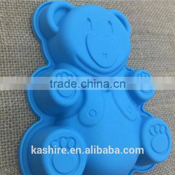 Wholesale High Quantity Safety Little Bear Shape Silicone Chocolate Mould,soap Mold,diy Cake Mould photo-3