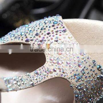 Crystal AB Rhinestone Ss6,ss8,ss10,ss12,ss16 ,ss20 Flat Back Hot Fix Rhinestones photo-6