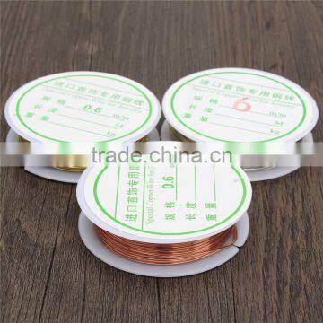 Ecellent Quality 0.6mm Jewelry Accessories Cord Silver Gold Plated Copper Wire Craft Beads Jewelry Making DIY Essential photo-2