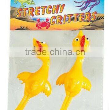 Plastic Slingshot Scream Flying Turkey Stretchy TPR Chicken photo-2